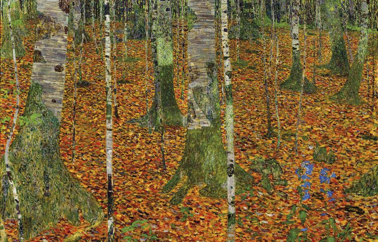 Gustav_Klimt,_Birch_Forest,_1903_-_cmyk